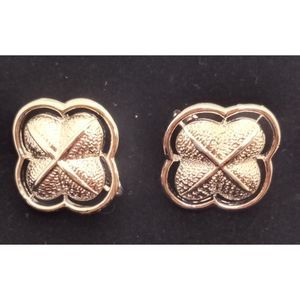 Silver clip on earrings